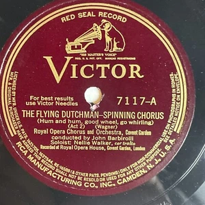 12" 78 RPM-Nellie Walker-Flying Dutchman-Spinning Chorus/Yo-Ho-He!/Victor 7117 - Imagen 1 de 4