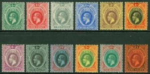 SG 45-56 Sur de Nigeria 1912. Juego de 12 1/2d-£1. Ligeramente montado como nuevo CAT £275 - Imagen 1 de 1