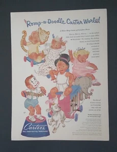 Vintage 1953 Carter's Babywear Original Full Page Ad - Picture 1 of 1