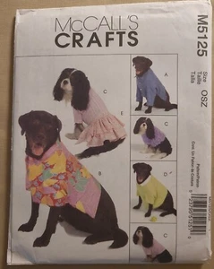 🌻 McCALL'S #M5125 - CUTE DOGGIE ATTIRE - SHIRT-JACKET-SKIRT PATTERN  XS-LG FF - Picture 1 of 2