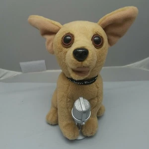 Taco Bell Chihuahua Dog - Sings "Chances Are" - With Microphone - Works - Picture 1 of 3