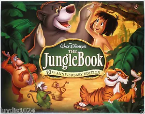 Disney Jungle Book 40th Anniversary Edition Litho Print Portfolio Set of 4 - Picture 1 of 2