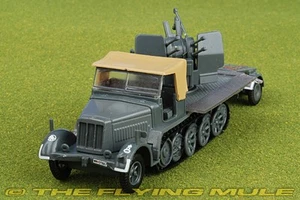 Amercom 1:72 Sd.Kfz.7/1 Flakvierling 38 German Army 24.PzDiv w/Sd.Ah.51 Trailer - Picture 1 of 8