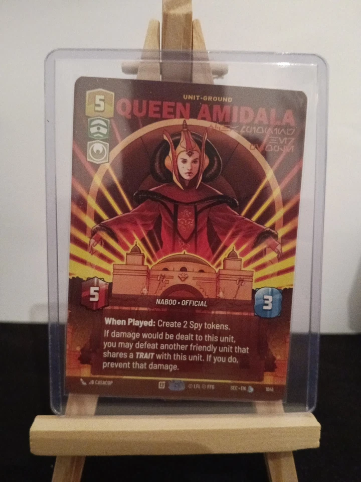 Queen Amidala Prestige Non Foil  Secrets Of Power Star Wars Unlimited 1041 - Image 1 of 1