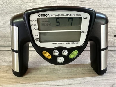 Монитор потери жира OMRON HBF-306C черный портативный - протестирован работает отлично - Изображение 1 из 4