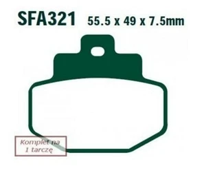 EBC Brakes Plaquettes de frein Plaquettes de freins SFA321 - Photo 1/7