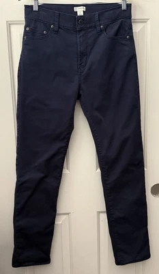 Calça forrada de flanela azul marinho j crewcuts criança grande tamanho 16 - Imagem 1 de 4