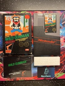 Jeux Retro Nintendo NES Wild Gunman Complet Bo&icirc;te Notice FRA ASD