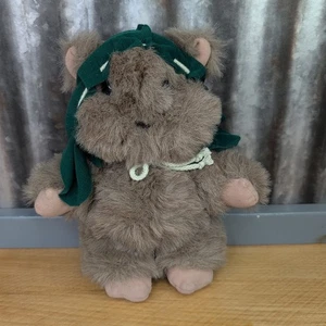 Vintage 1980s Ewok Star Wars Plush Disneyland Lucasfilm Green Hood 12" - Picture 1 of 7