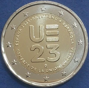 Hiszpania - Monety okolicznościowe 2 EURO 2023 " Prezydencja w Radzie UE " UNC / UNZ - Zdjęcie 1 z 3