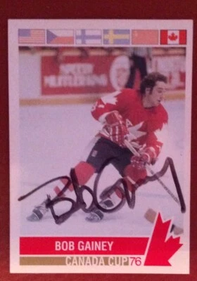 1992  Future Trends Bob Gainey Autograph #140 - Image 1 of 2