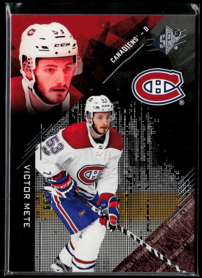 2017-18 SPx Rookies Victor Mete 258/299 #R-VM - Image 1 of 2