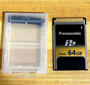🔥Panasonic AJ-P2E064FGN 64GB F-Series P2 Card Panasonic 64GB SDHC Card Tested - Picture 1 of 3