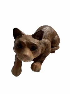 Vintage Universal Statuary 1992 SMALL Brown Cat Figure #5008 Tabby Cat - Picture 1 of 7