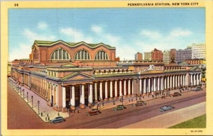 PENNSYLVANIA STATION Nueva York NY lino postal sin usar - Imagen 1 de 2