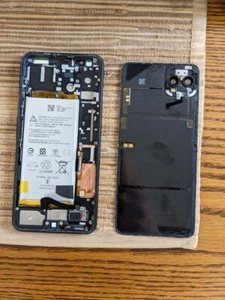 Cadre numériseur OLED assemblé avec vitre arrière blanche pour Google Pixel 4 XL - Photo 1 sur 2
