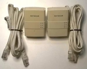 N° 2 NETGEAR Powerline 500 XAV5221 PER COLLEGAMENTO ETHERNET. - Afbeelding 1 van 3