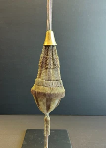 Vintage Art Deco Tri-Color Bell Shaped Mesh Purse - Picture 1 of 12