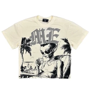 EMOCIONES MIXTAS - CAMISETA PLAYA CREMA ESTRÁS TALLA S - 2XL - Imagen 1 de 2