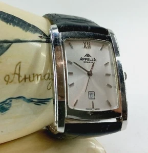APPELLA MEN'S ELEGANT WATCH AP-743-3001 Swiss quartz Sapphire crystal Date - Picture 1 of 21
