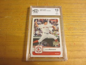 Craig Hansen 2006 Fleer #304 ROOKIE BCCG 10 MINT or Better Graded Card MLB
