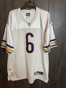 Maglia Reebok NFL Onfield Chicago Bears Jay Cutler #6 adulto taglia 50 bianca - Foto 1 di 9