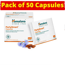 50 X Himalaya PartySmart Capsules (10 X 5 = 50 Capsules) | Party Smart Free Ship