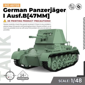 SSMODEL SS48708V1.9 1/48 Modelo Militar Alemán Panzerjäger I 47mm Tanque Destructor - Imagen 1 de 5