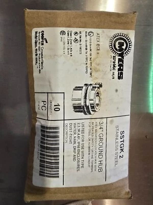 SSTGK2 Crouse-Hinds Myers Hub Electrical Conduit Grounding Accessory 3/4-Inch - Image 1 of 3