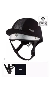 charles owen helmet 4 Star Jockey Helmet (Slightly Used) 58 Cm - Picture 1 of 15