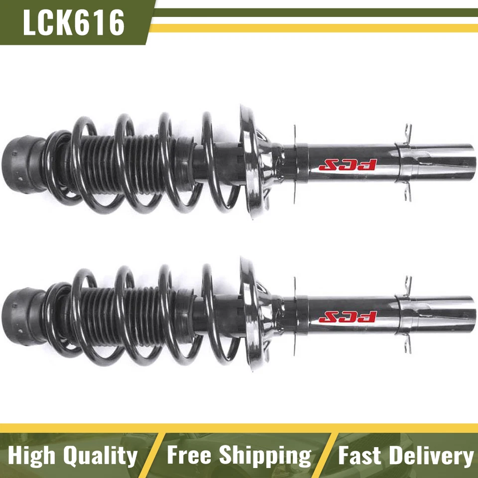 Передние стойки и катушки в сборе с полной загрузкой FCS для Volkswagen Beetle 1998-2010 годов выпуска - Изображение 1 из 3