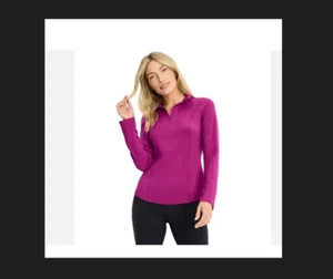[Jockey] Jockey EVERACTIVE Scuba 1/4 Zip - Fuchsia - M - New - Released 2024 - Picture 1 of 1