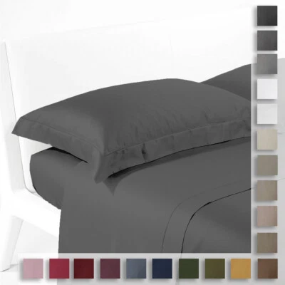 Completo lenzuola in Raso di Caleffi Matrimoniale Tinta unita U788 - Immagine 1 di 4