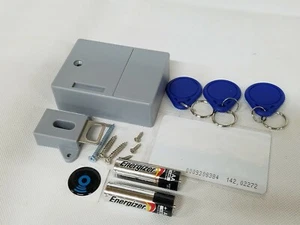 RFID LOCK AND 4 KEYS FOR CONCEALMENT CABINET SECRET HIDDEN GUN RACK STORAGE SAFE - Picture 1 of 3