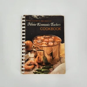 Vtg The Favorite Recipes of Home Economics Teachers Cookbook Spiral Book PB 1970 - Picture 1 of 8