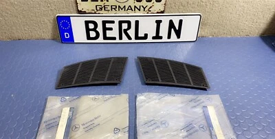 Fundas Altavoces Delanteros Mercedes Benz W126 NEGRAS 1266806639 1266806739 Genuinas NOS Foto 1 de 4