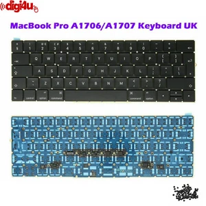 Genuino Apple MacBook Pro Retina A1706 A1707 2016 2017 teclado Reino Unido + luz de fondo - Imagen 1 de 5