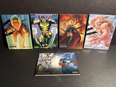 Marvel Fleer ULTRA WOLVERINE Base 4 y 1 Fleer Ultra Avengers Grandes Batallas Foto 1 de 2