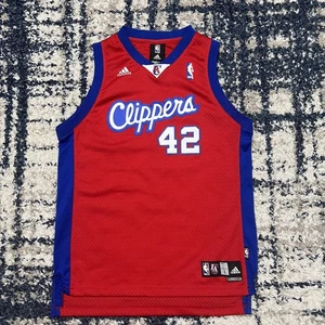 Vintage Adidas Youth Los Angeles Clippers Elton Brand Swingman Jersey Size L - Bild 1 von 19