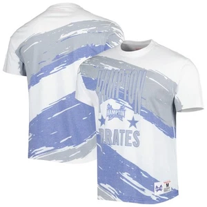 Men's Mitchell & Ness White Hampton Pirates Paintbrush Sublimated T-Shirt - Picture 1 of 3