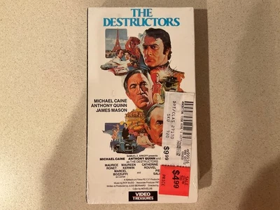 The Destructors (VHS, 1990) Michael Caine, Anthony Quinn, James Mason - Sealed Foto 1 de 4