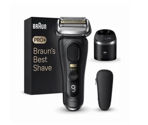 Braun Series 9 Pro+ 9560cc Wet&Dry Shaver Full Set Black - Bild 1 von 2