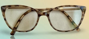 Vera Wang Tortoise Cat Eye Eyeglass Frames Only V013 To 56-17-145 - Picture 1 of 5