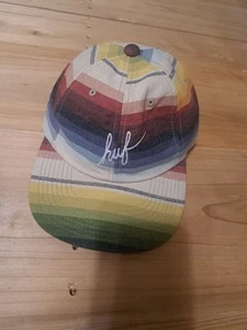 Huf One Size Serape 6 panel Adjustable Nylon Strap With Clasp Ball Cap - Picture 1 of 8