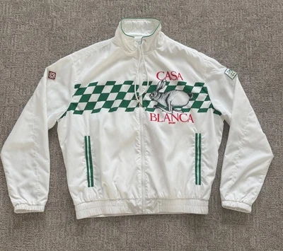 Casablanca Tennis Club Sport Tech Windbreaker Track Jacket Mens XL - Image 1 of 4