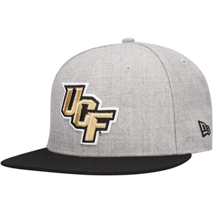 Men's New Era Heather Gray UCF Knights Logo 9FIFTY Snapback Hat - Picture 1 of 5