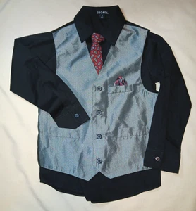 Boys size 10 3 Piece Outfit/ Shirt, Vest and Tie - Picture 1 of 1