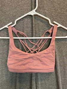 Sujetador Lululemon Free to Be Wild para mujer 4 rubor absorbente de sudor soporte de baja fricción - Imagen 1 de 4
