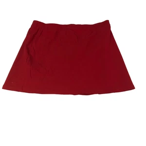 Nike DRI-FIT Women's tennis skirt with bikini bottom Pocketed short L(12-14) Red - Picture 1 of 8