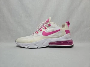 Nike Air Max Air270 React Donna Taglia 10 CJ0619-100 Rosa Fuoco Vedi Foto - Foto 1 di 8